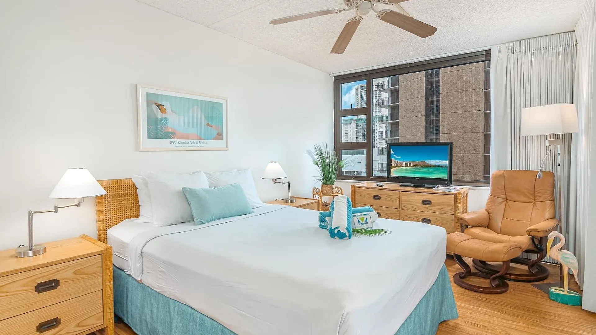 Apartment Waikiki Banyan Cozy Condo Suite - Ocean View With Free Parking! Honolulu